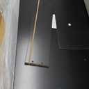 ChooChoo Side Table Living Room, Narrow End Table with Drawer and Shelf, 3-Tier Sofa End Table for Small Space, Black