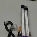 Rechargeable Black Light Bar 2 Packs, Battery Powered Black Lights for Glow Party, Cordless UV Strip Lights with On/Off/Dimma/Flash Switch, for Classroom, Neon,Uranium glass,Paint, Poster,Stage