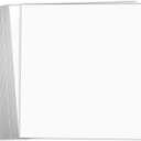 Hamilco White Cardstock Scrapbook Paper 12x12 65lb Card Stock  25 Pack