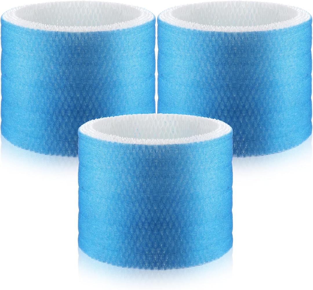 3 Pack Blue Replacement Humidifier Filters Compatible with Honeywell HC-888, HC-888N, HCM-890, HEV-320 Series and Duracraft DCM-200, DH-890