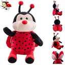 Cute Bumblebee Stuffed Animals Super Soft Yellow Bee Plush Toys Stuffed Honeybee Plushies Animal with Wings Honey Bee Plush Doll Animal Toy for Kids & Lovers 13 INCH