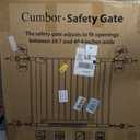 Retractable Baby Gate for Stairs 33 Height, Expands up to 55 Width Safety Gate for Infants, Toddlers, Dogs & Pets Easy Install, Secure Closure, Gray Mesh Design for Indoor & Outdoor Use