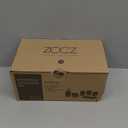 ZCCZ Black Matte Bathroom Accessories Set 6 Pieces - Toothbrush Holder, Lotion Dispenser, Qtip Container, Vanity Tray, Tumbler - Countertop Organizer for Bathrooms - Elegant and Functional Dcor Set