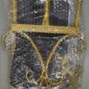 53.9" Gold Easel Stand for Sign, Heavy Duty Metal Display Easel with Storage Bag, Adjustable Art Easel for Wedding Sign, Welcome Sign, Picture