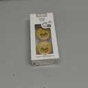 Bibs Pacifiers Color Collection, Set of 2 BPA-Free Latex Pacifiers Made in Europe, Round Nipple Baby Pacifier. (6+ Month (Pack of 2), Mustard)