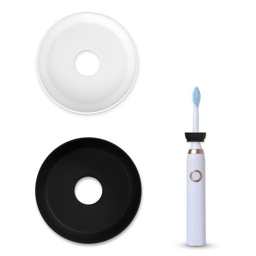 Koettco The Drip Dodger Electric Toothbrush Drip Guard (Pack of 4) – Adjustable Silicone Ring to Keep Charging Base Clean – Fits Oral-B, Sonicare & More – Dishwasher-Safe - Stops Paste & Water Mess