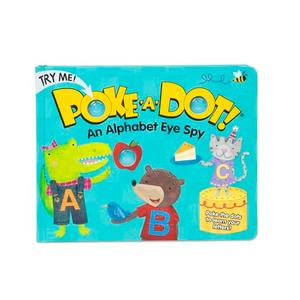 Melissa & Doug Poke-a-Dot! an Alphabet Eye Spy, Interactive Children's Board Book with Buttons to Pop, Educational Sensory Toy for Toddlers & Preschoolers Ages 3+ - FSC Certified