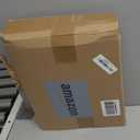 24 Pcs Plastic Coffee Cups with Rim, 8 oz Heavyweight Gold Rimmed Tea Cups, Plastic Hot Cold Beverage Drinkware for Weddings Cafe Bridal Shower Engagement Party Camping Travel, White