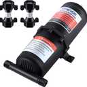 Dreyoo RV Accumulator Tank 1L 125PSI, Pre Pressurized Accumulator Tank with 1/2 MNPT Port Fitting, Flow Control Inner Bladder, Accumulator Expansion Tank Suitable for RV, Boat, Caravan, Travel Trailer