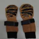 DOK TigerToes Premium Non-Slip Dog Socks for Hardwood Floors - Extra-Thick Grip That Works Even When Twisted - Prevents Licking, Slipping, and Great for Dog Paw Protection (Cool Caramel, Medium)