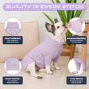 Dog Sweater Turtleneck Pullover Cable Knit for Boys Girls Medium Dogs Frenchie Dachshund Corgi Beagle Winter Stretch Clothes Long Sleeves (M, Purple)