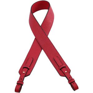 Grain Leather Purse Strap Adjustable Crossbody Replacement Straps for Handbags Monk Head Screws Detachable