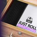 Rubber Bar Mat 612", Premium Countertop Mat for Coffee Bar, Home Bar & Kitchen, Durable 1cm Thick Rubber Drink Mat with Textured Surface That Helps Reduce Slipping, Black Bar Spill Mat