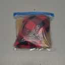 ASENKU Dog Winter Coat, Fleece Doggie Jacket Plaid Reversible Vest Waterproof Windproof Cold Weather Clothes for Small Medium Large Dogs(Red S)