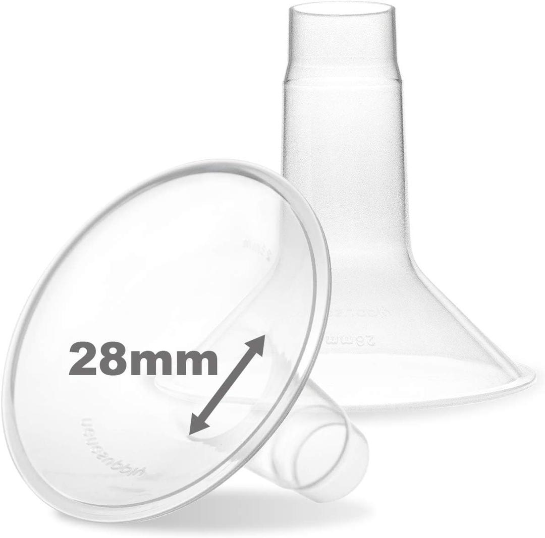 Nenesupply 28mm Flange Compatible with Medela Breast Pump Parts Replace 28mm Flange for Medela Accessories Compatible with Pump in Style Parts Symphony Swing Harmony Pump Work with Personalfit Flex