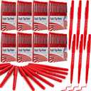 MotiMind 96 Pcs Red Felt Tip Pens 0.7mm Medium Point Pens Bulk, Felt Tip Markers for Journaling, Writing, Note Taking, Planner, Ideal for Office School Art Supplies Gift