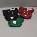 wegreeco Washable Female Dog Diapers (Pack of 3) (X-Large (17.5"-27" Waist), Burgundy, Black, Jade)