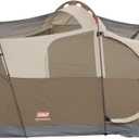 Coleman WeatherMaster Camping Tent with Rainfly & Room Divider, Spacious Weatherproof Family Tent with Carry Bag, Large
