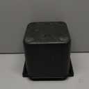 Shepherd Hardware 9523 6-Inch Molded Bed Risers, Black Finish, 4-Count
