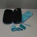 Orzly Switch Lite Accessories Bundle  Case & Screen Protector for Nintendo Switch Lite Console, USB Cable, Games Holder, Grip Case, Headphones, ThumbGrip Pack & More (Gift Pack  Turquoise Blue)