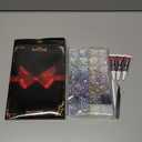 9000Pcs 5mm Rainbow Jelly Colored Rhinestones Gems Bedazzling Bedazzler Kit Jewels Gemstones Stones for Crafts Clothes Crafting Book, Flat Back Resin Bedazzled Crystals SS20 Bulk, Bejeweled B7000 Glue (Large Pack + 3pcs Glue, Jelly AB | 24 colors | 5mm)