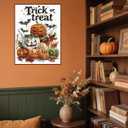 Halloween Diamond Painting Kits for Adults Beginners,Pumpkin 5D DIY Diamond Art Kit Trick or Treat Full Round Drill Diamond Dot Gem Art for Adults,Paint with Diamonds Pictures Adult Crafts Diamond Kit