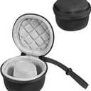 Travel Watch Case - Durable 50mm Single Watch Storage Box for Men & Women, Crushproof & Spillproof, Black