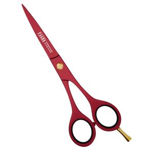 Facn Hair Cutting Scissors - Professional Hair Scissors 6.5 Inch Razor Edge Barber Shears Salon Hair Cutting Shears - Japanese Stainless Steel - Precision Cutting Premium Shears for Men, Women & Kids (The Bravo (Red))
