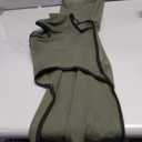 ROZKITCH Dog Winter Coat Soft Pullover Pajamas, Pet Windproof Warm Cold Weather Jacket Vest Cozy Jumpsuit Apparel Outfit Clothes for Walking Hiking Travel Sleep Green XL (XL(Back Length:20-23"))