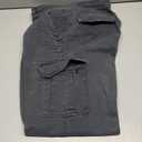 FREE SOLDIER Men's Waterproof Snow Insulated Pants Winter Skiing Snowboarding Pants with Zipper Pockets (Medium(34-36)/32L, Black)