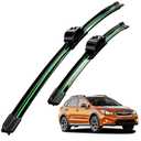 DIOCNAD Compatible With Subaru Crosstrek 2018-2025 Wiper Blades Front Windshield Wipers Water Repellent Available in All-Seasons OEM Quality 2PCS 26"+16" Pinch Tab