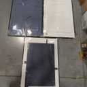 Large 3D Textured Framed Blue and White Abstract Wall Art for Living Room, 3 Piece Modern Artwork for Walls, Minimalist Navy Blue Geometric Paintings for Hallway, Stair, Office Wall Decor 24x36 In