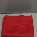 Biscaynebay Textured Fabric Christmas Table Cloth Rectangle 60x84 Inches, Red Water Resistant Spill Proof Tablecloths for Dining, Kitchen, Wedding and Parties, Machine Washable