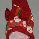 KOOLTAIL Christmas Dog Hoodie for Small Medium Large Dogs - Warm Clothes with Leash Hole, Soft Winter Pet Sweater Hat Hooded Sweatshirt, Clod Weather Coat Outfit for Puppy Cat Girls Boys Red Green, S : Pet Supplies