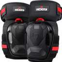 NoCry Professional Work Knee Pads for Men Construction with Ankle Support and Heavy Duty Anti-Slip Cap  Foam Cushion and Extra Thick Gel Padding  Reinforced Thigh & Shin Straps (Large / X-Large)