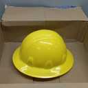 Pyramex HP24130 Full Brim Hard Hat 4 Point Ratchet Suspension - Yellow