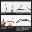 2 x Heat Shrink Tubing Kit 3:1 Ratio Adhesive Lined, Marine Grade Shrink Wrap 5/8''(15MM)-10ft