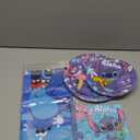 Stitch Party Supplies, 16 Plates, 20 Napkins and 1 Tablecover for Stitch Birthday Party Decorations