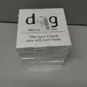 4 x Mtrgdn Dog Decorations for The Home Table Shelf Wood Box Sign,Gifts for Dog Mom Dog Lovers Owner,Farmhouse Rustic Wood Block Plaque for Office Desk Decor,Dog Definition Decor Christmas Birthday Gifts