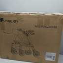 450Lbs Bariatric Walker,Heavy Duty Rollator Walkers for Seniors with Seat, Black