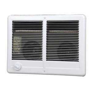 Cadet Com-Pak Twin Electric Wall Heater Complete Unit with Thermostat (Model: CSTC402TW, Part: 67527), 13648/10236 BTU, 240/208 Volt, 4000/3000 Watt, White