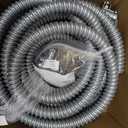 (1/2" Dia * 25 Feet) Yariwiz Flexible Steel Electrical Conduit Liquid Tight Steel Conduit Kit with 3 PCS Coupling, 3 PCS Elbow and 7 PCS Strap, Flex Liquidtight S-LCCK-0.5-25FT-KIT