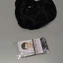 Mullet Wig for Women Black 80s Costumes Fancy Party Accessory Cosplay hair wig (Black)