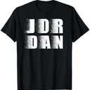 Name Jordan Distressed Design Boys Girls Named Jordan Retro T-Shirt, Large