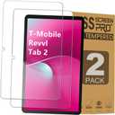 2 Pack Screen Protector for T-Mobile REVVL Tab 2 Tablet 10.1 Inch Tempered Glass Film,Compatible with T-Mobile REVVL Tab 2 Tablet 10.1" 2025 Tempered Glass
