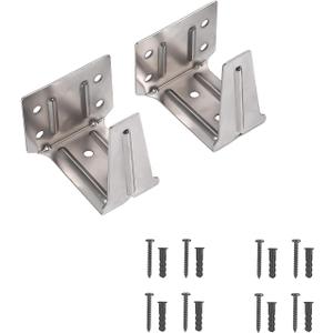 Center Support Bracket for 2" Horizontal Blinds  Fits 2" x 2 1/4" Headrail  Ceiling, Inside & Outside Mount  Compatible with Wood, Faux Wood, Venetian Blinds  Includes Screws (Pack of 2)