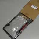 QAMNVCRTY Carbon Fiber License Plate Frame Cover Holder Trailsport for Honda Truck Car Accessories Stainless Steel 1PC, CPK22PW