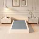 Twin Size Box Spring, 7 Inch Box Springs with Washable Cover, Heavy Duty Metal Mid-Profile Foundations Easy Assembly 3000 lbs Capacity