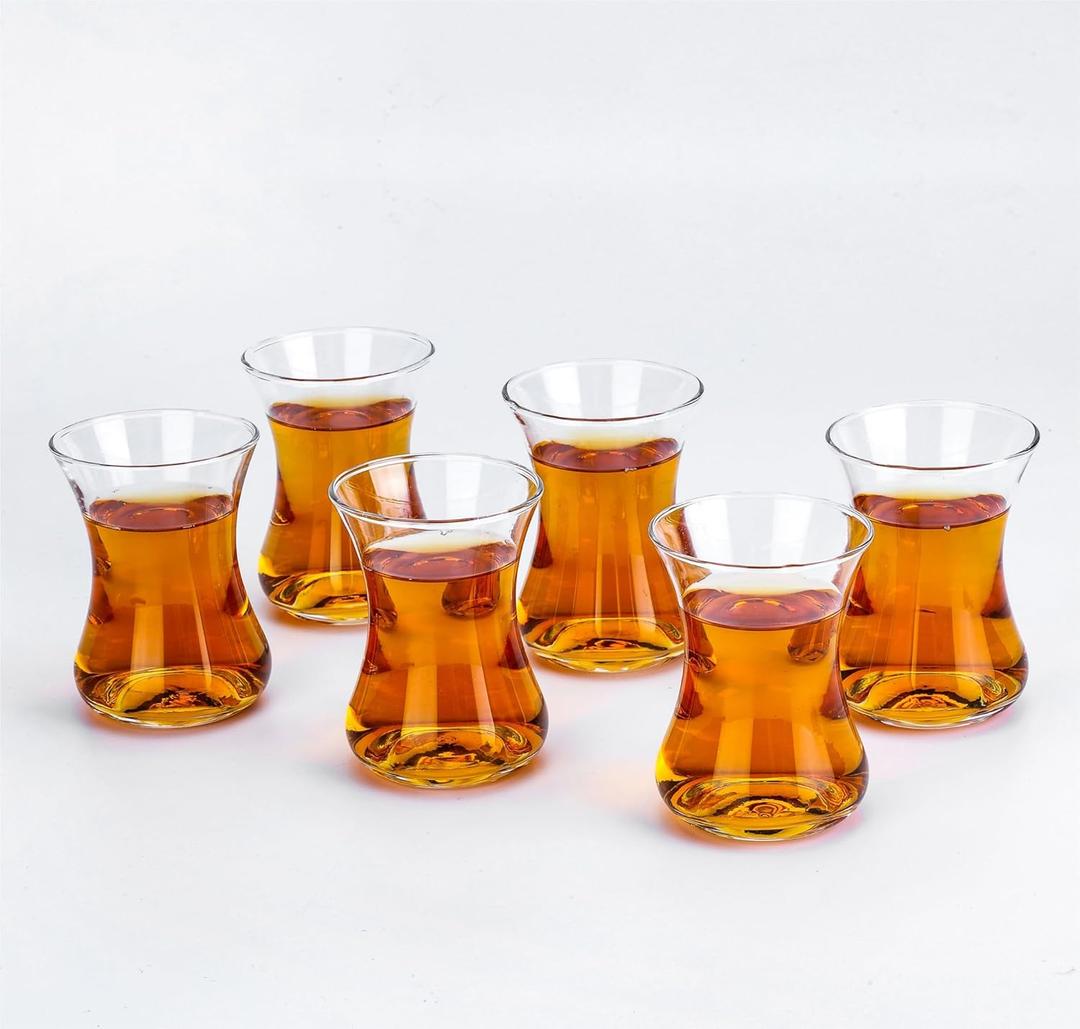 Turkish Tea Cup (Tulip) Set of 6