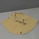 Qzkouma Unisex Outdoor Sun Hat Waterproof Bucket Hat with Chin Strap Quick Dry Packable Boonie Sun Hat UV Protection Khaki